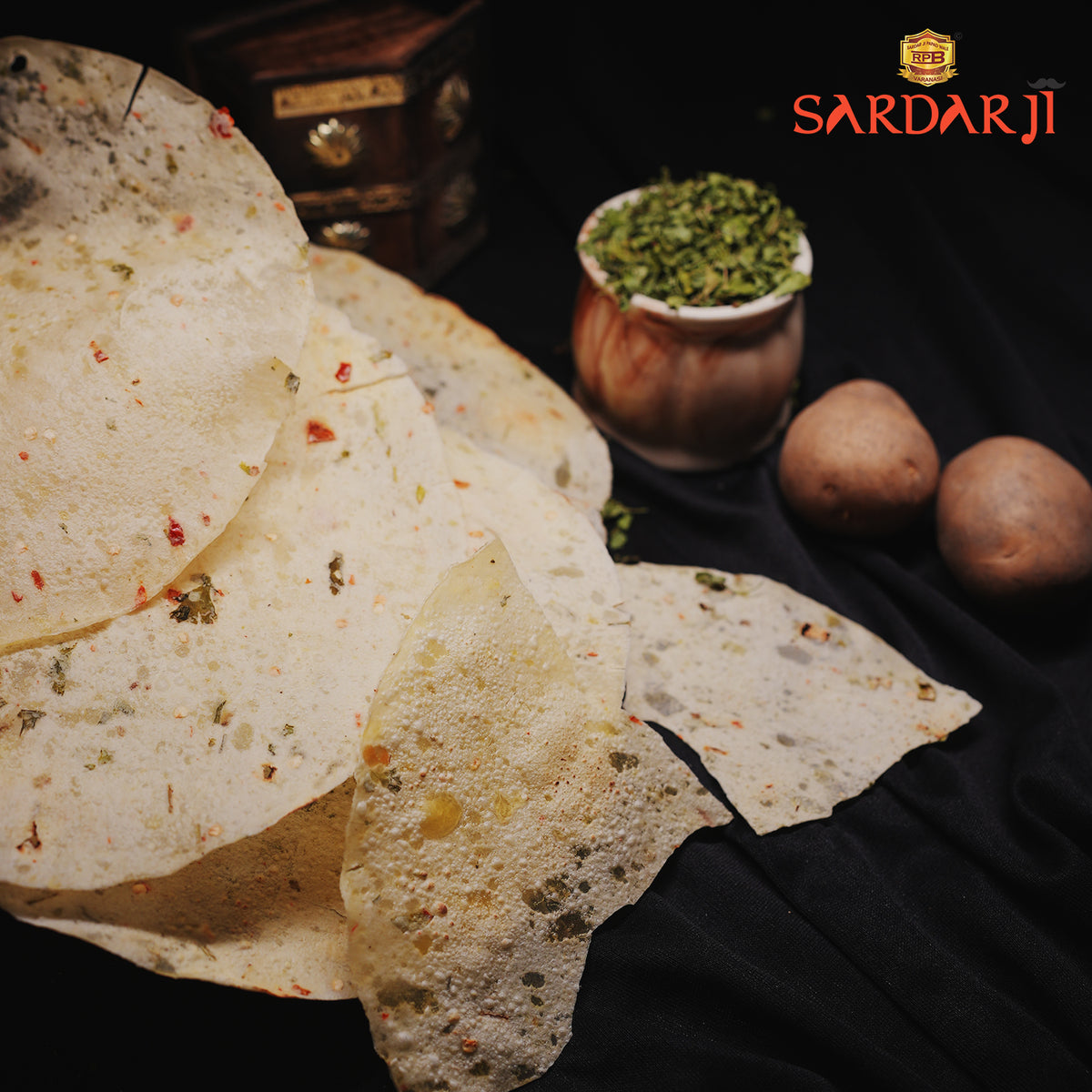 Banarasi Masala Alloo Papad