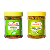 Mango and Green Chilly Pickle Combo Pack